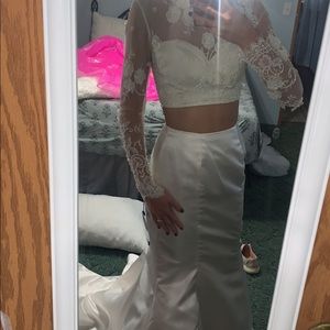 Ivory Sherri Hill prom/wedding dress